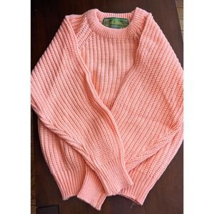Vintage Rubel Peach Sweater Children's
